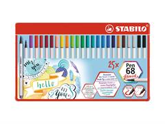 Pen 68 Brush scatola in metallo 25 pz.