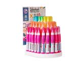 Correttori a penna 7ml. punta in metallo Colourbook 48pz. - Fluo