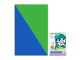 Cartoncino 400gr. 50x70 Blu/Verde