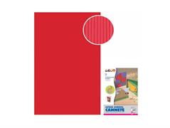 Cartoncino ondulato 50x70 10 fogli - Rosso