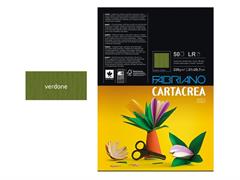Cartacrea Liscio/Ruvido A4 220gr. 50 fogli - Verdone