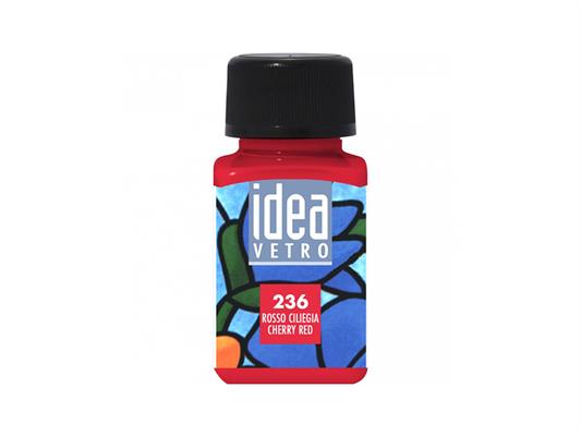 Idea vetro 60 ml. - Rosso ciliegio