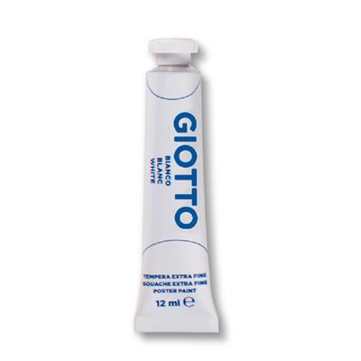 Tempera tubo 4 12ml - Bianco