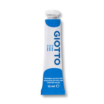 Tempera tubo 4 12ml - Cyan