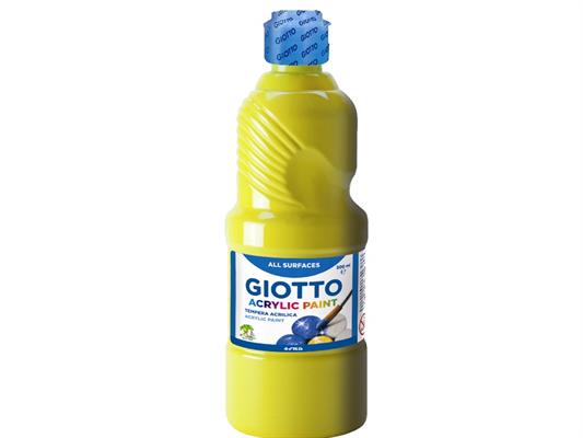 Tempera acrilica 500 ML - Giallo