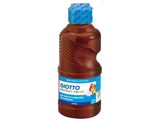 Tempera acrilica 250 ML - Marrone