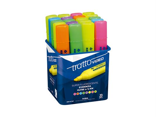 Tratto Video Colori Assortiti 20pz.