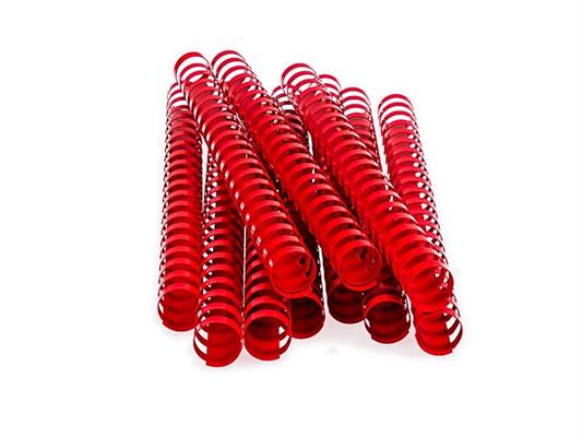 Dorsi anelli 6mm. 100pz. - Rosso