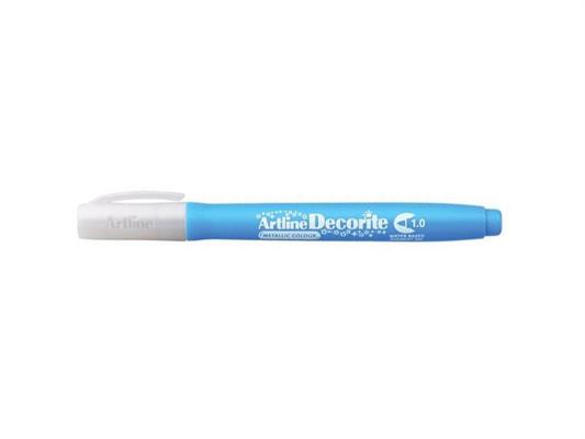 Marker Decorite Punta Tonda - Blu Metallic