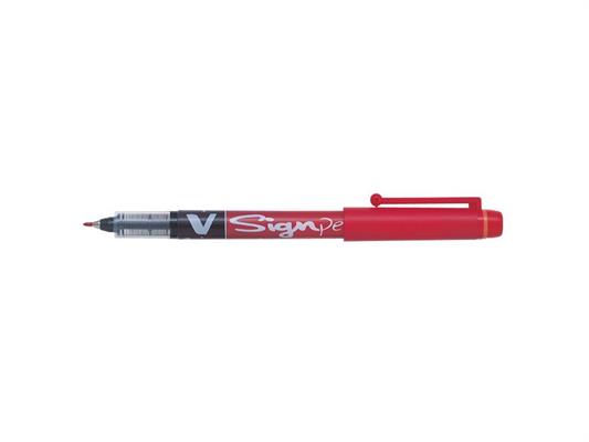 Penna V Sign Pen M Rosso