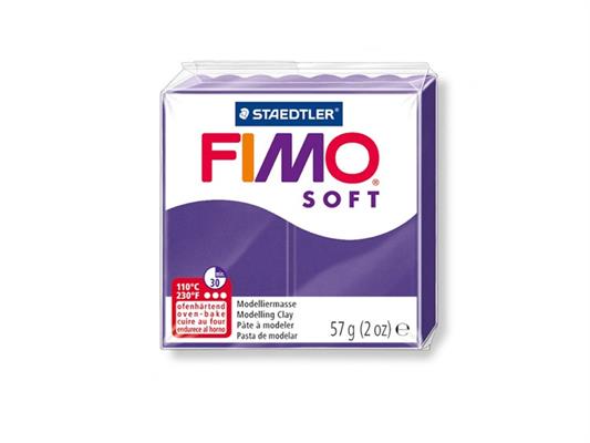 Panetto Fimo Soft 57gr. - Prugna