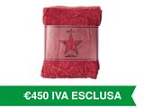 Plaid ecopelliccia Jacquard 130x160 Rosso