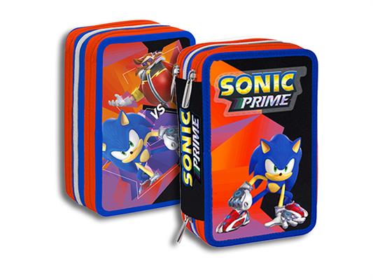 Astuccio 3 zip Sonic Prime