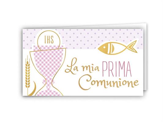 Biglietti bomboniere comunione girl 100pz.