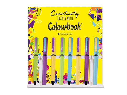 Espositore penna in metallo Creativity Colourbook 12pz. assortiti