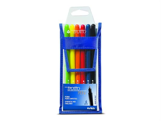 Tratto Pen 6pz. - Colori assortiti