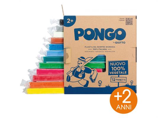 PLASTILINA PONGO GR.350 PZ.12 ASSORTITI*