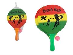 Racchettoni legno beach ball