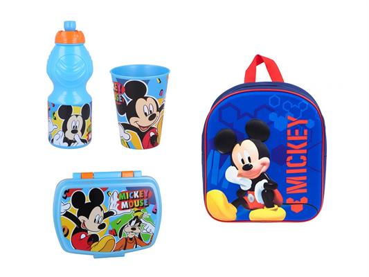 Mickey zainetto 3D + kit accessori