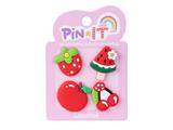 Set Pin It 4pz. - Summer fruits