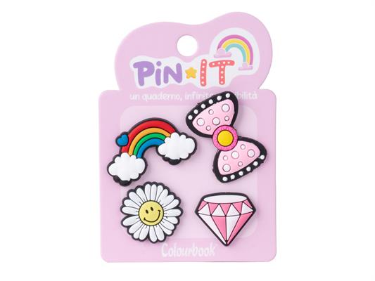 Set Pin It 4pz. - Cute & rainbows