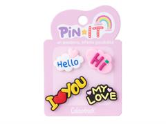 Set Pin It 4pz. - Hello, I love you