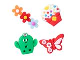 Set Pin It 4pz. - Flower & sweeties