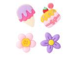 Set Pin It 4pz. - Ice cream & flowers