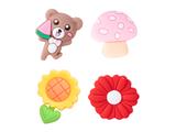 Set Pin It 4pz. - Flowers and bears