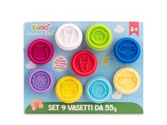 Set 9 vasetti Kiddò 55gr Colourbook