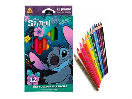 Pastelli jumbo Stitch 12pz.