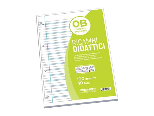 Ricambio didattico A4 100g 40 fogli - B