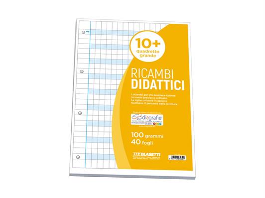 Ricambio didattico A4 100g 40 fogli - 10+