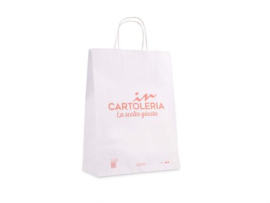 Shopper con manici In Cartoleria 26x11x34,5 200pz