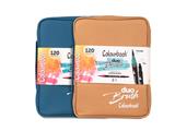 Valigetta Duo Brush pennarelli doppia punta Colourbook 120pz.