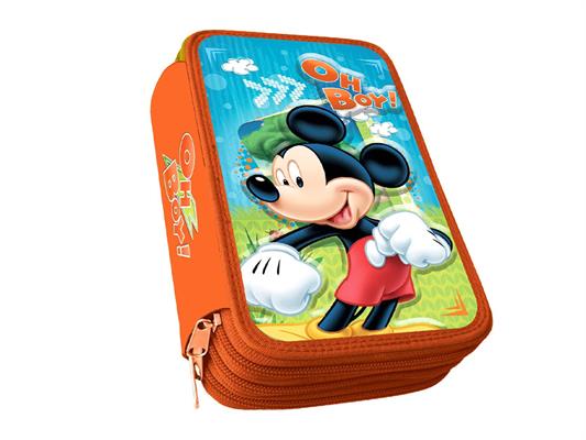 Astuccio 3 zip Mickey Mouse Oh Boy