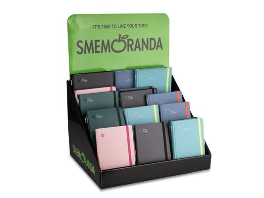 Espositore da banco agende Smemoranda 12 mesi 24pz