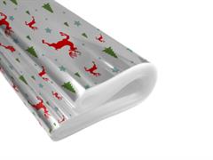 Cellophane stampa Natale 100x130 25 fogli