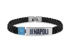 Bracciale Napoli in P.U. con piastra in acciaio