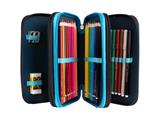 Astuccio 3 zip fantasia Colourbook