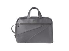 Borsa bi-bag Velvet similpelle e microfibra - Grigio