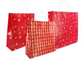 Borsa eco Noel extra large 36x12x40 - Rosso