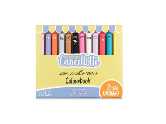 Set penna Cancellotta 10+2pz. omaggio - Colori assortiti