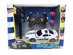 AUTO POLIZIA R/C 1:22 C/SEMAFORO FUNZIONANTE*