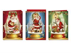 Biglietti Babbo Natale classico