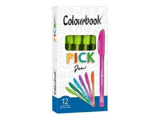 Penna Pick Colourbook 12pz - Verde lime