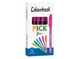 Penna Pick Colourbook 12pz - Rosa