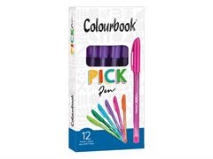 Penna Pick Colourbook 12pz - Viola