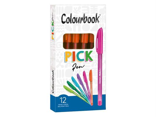 Penna Pick Colourbook 12pz - Arancione