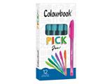 Penna Pick Colourbook 12pz - Azzurro